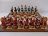 Lewis Carroll Hand Painted Theme Chess Set